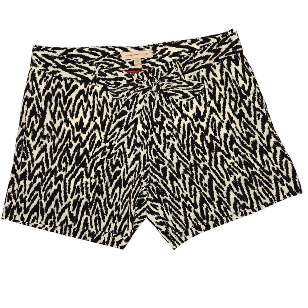 Banana Republic Heritage Tie Waist Drapey Canopy Shorts Sz 4 NWOT